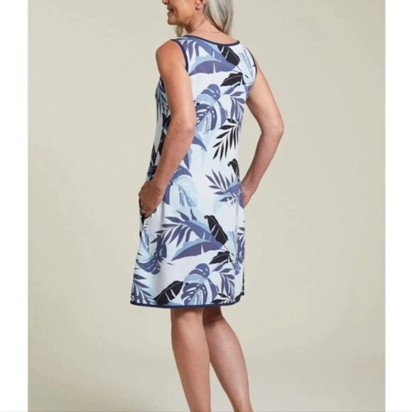 Tribal Reversible A-Line Travel Dress With Pockets- Plus size 4x - Picture 3 of 9